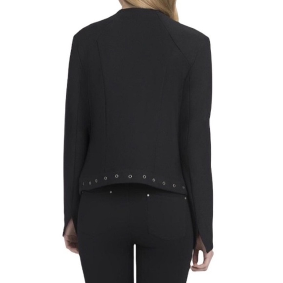 Lysse Black Grommet Stretch Moto Jacket - Picture 6 of 9